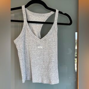 White fox boutique active black tank top